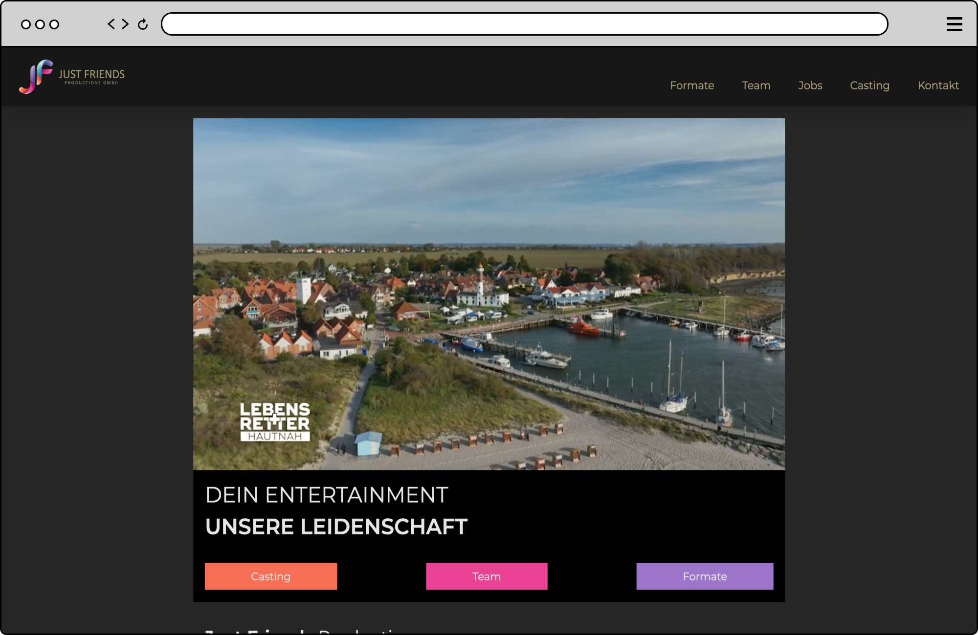 Referenzbild für Just Friends Productions Referenzbild für Just Friends Productions