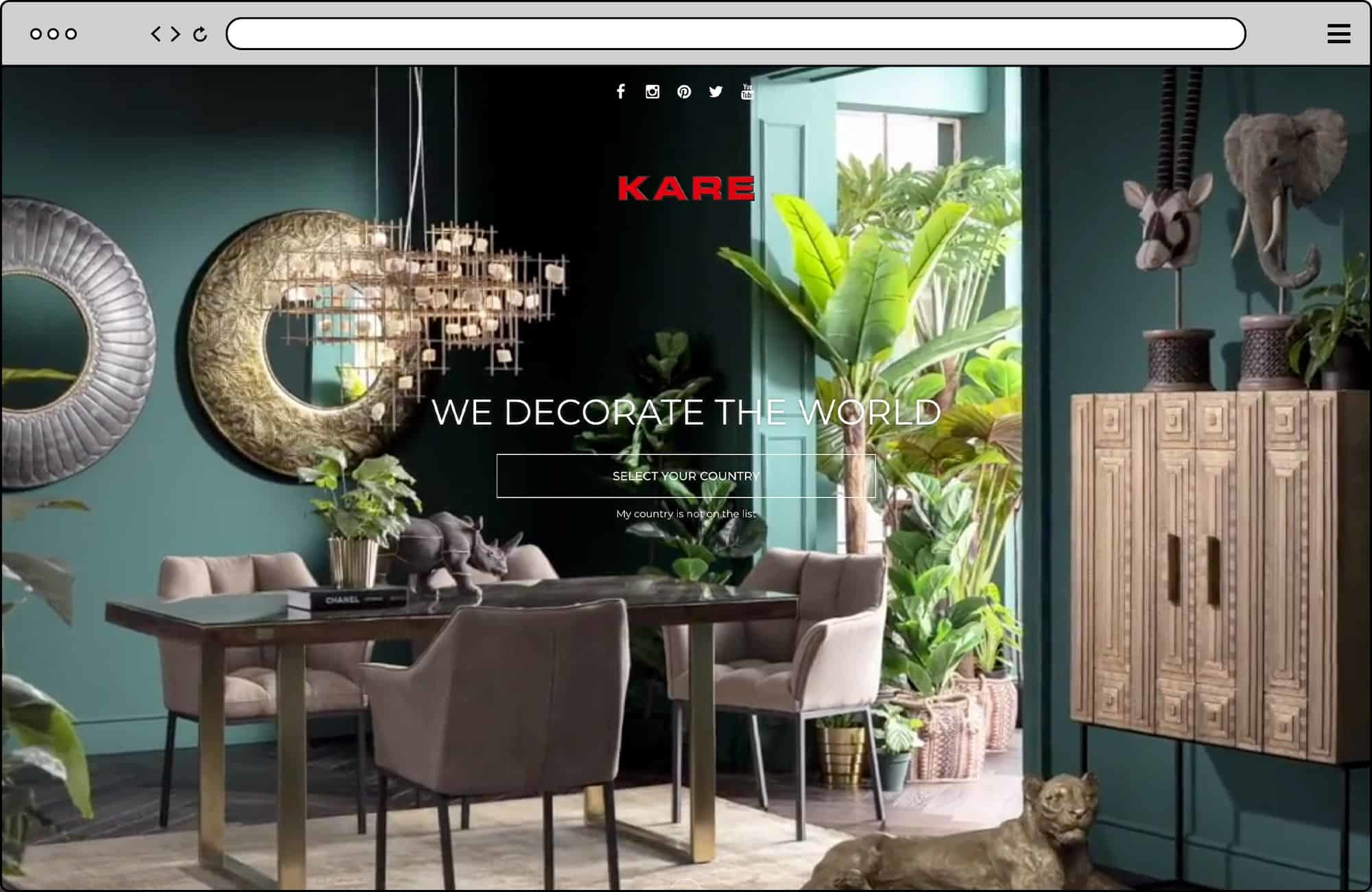 Referenzbild für KARE Design B2C Referenzbild für KARE Design B2C