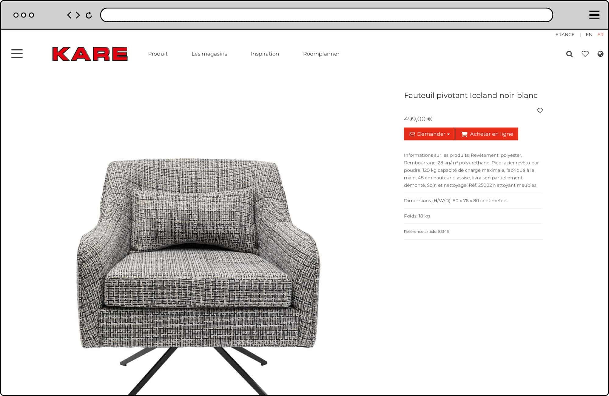 Referenzbild für KARE Design B2C Referenzbild für KARE Design B2C