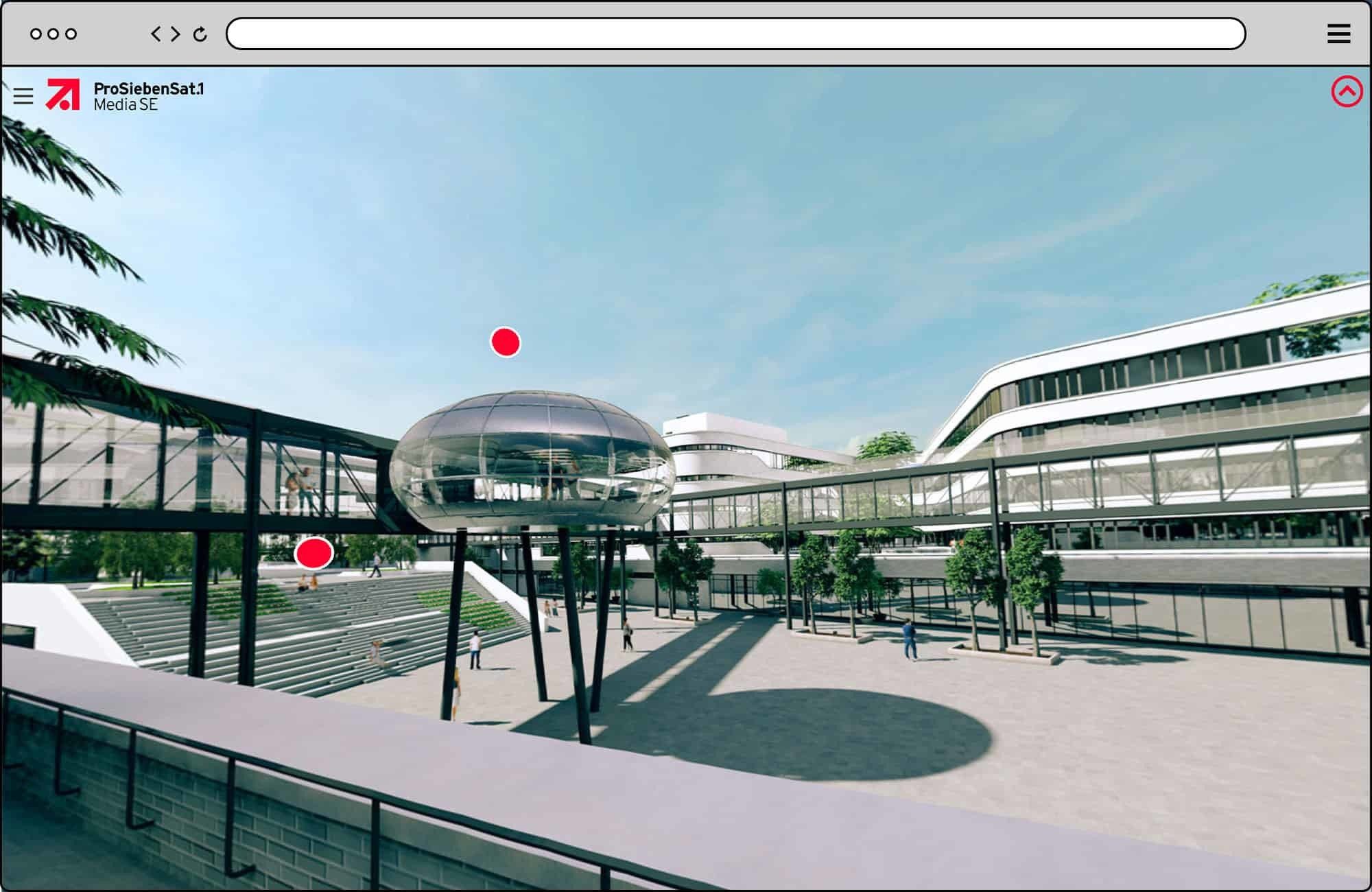 Referenzbild für ProSiebenSat.1 Virtual Reality Referenzbild für ProSiebenSat.1 Virtual Reality