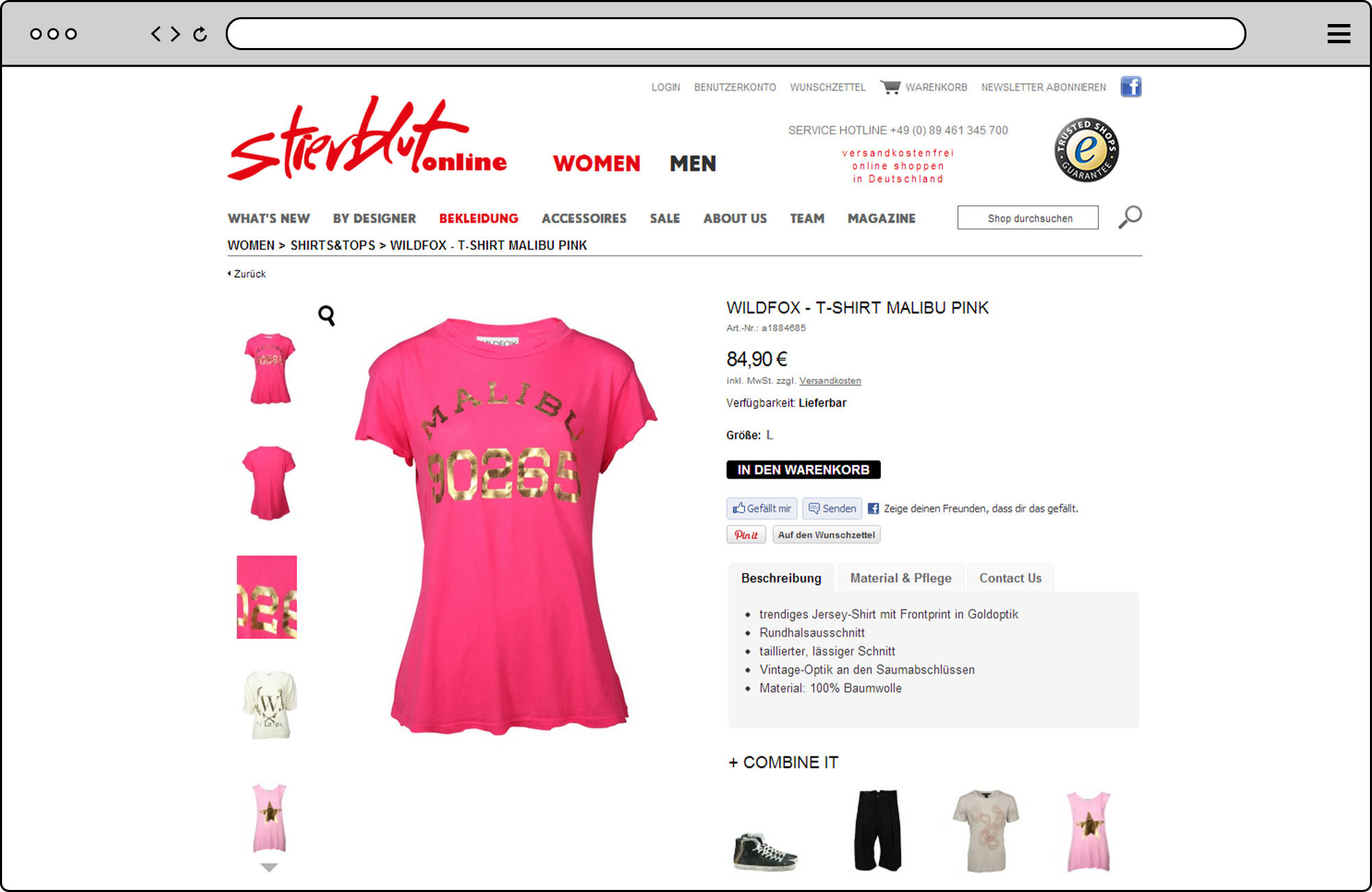 Referenzbild für Stierblut Online-Shop Referenzbild für Stierblut Online-Shop